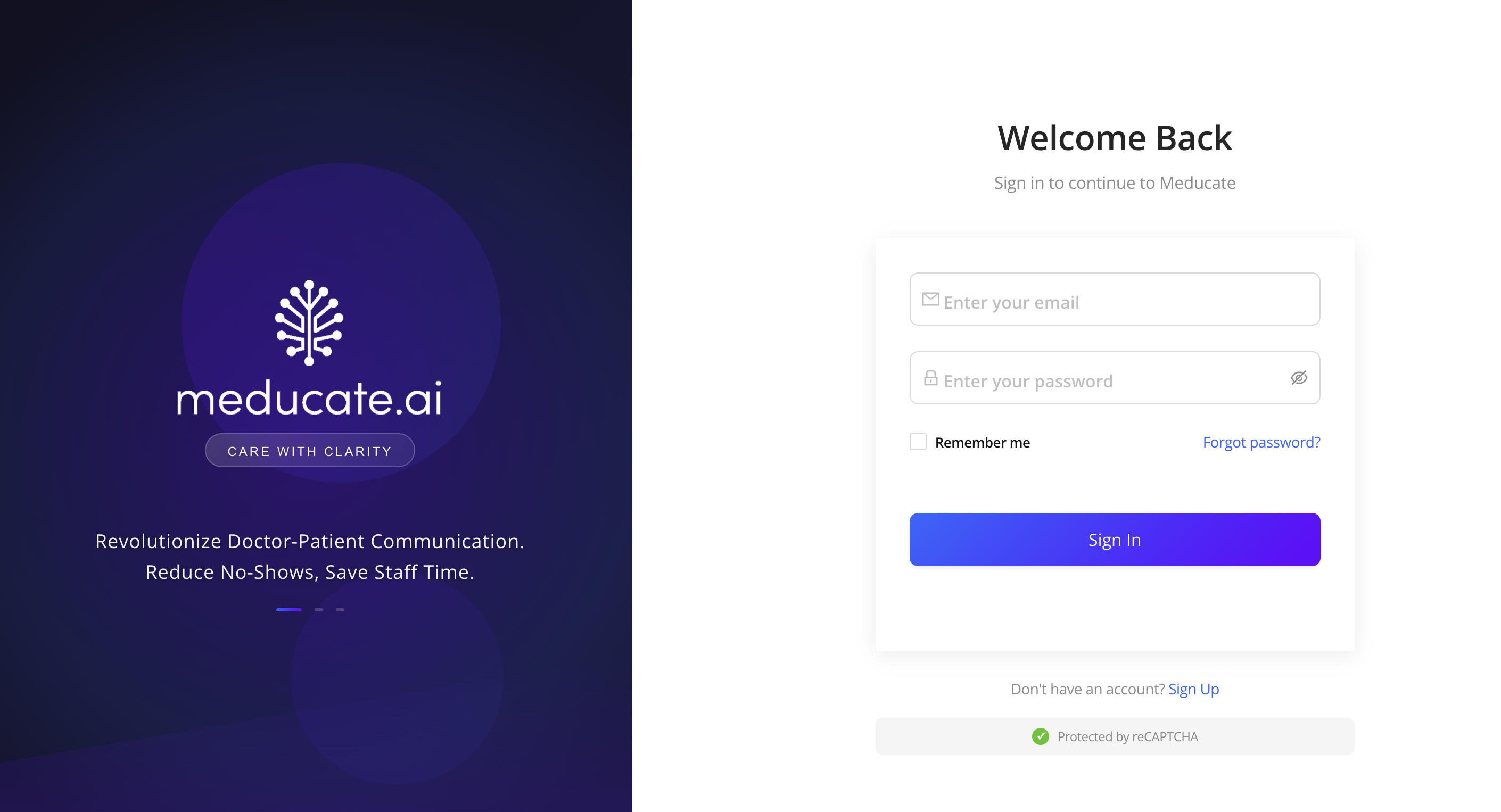 Meducate AI App Screenshot